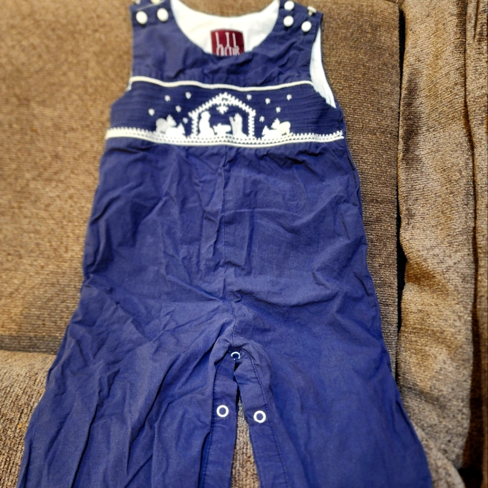 Smocked Nativity Longall